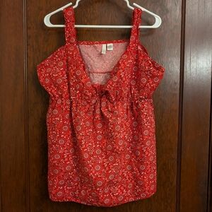 Women's Plus Size Cotton Bandana Print Tank Top